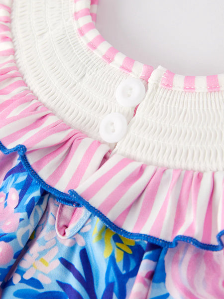 I Love MAMA Smocked Romper