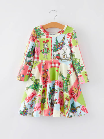 Patchwork Holiday Dress