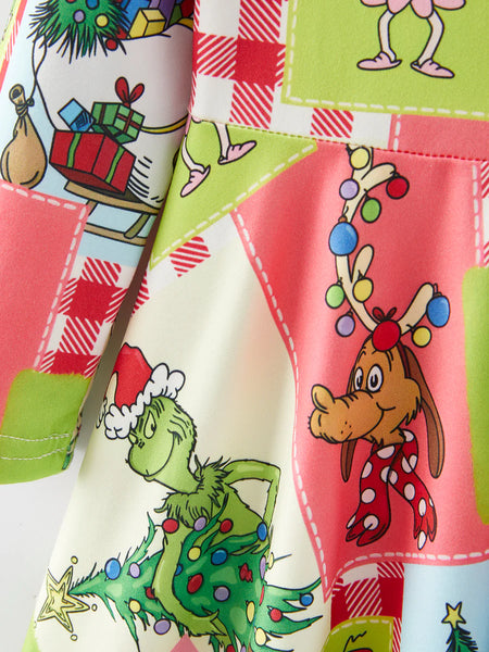 Patchwork Holiday Dress