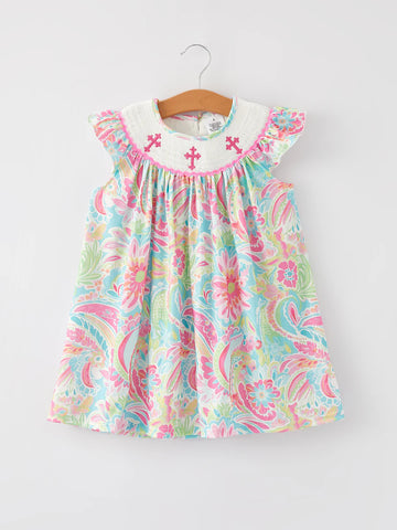 Cross Smocked Dress
