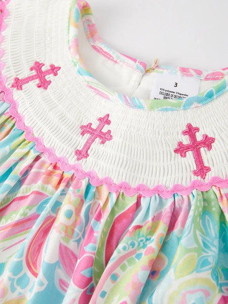 Cross Smocked Dress