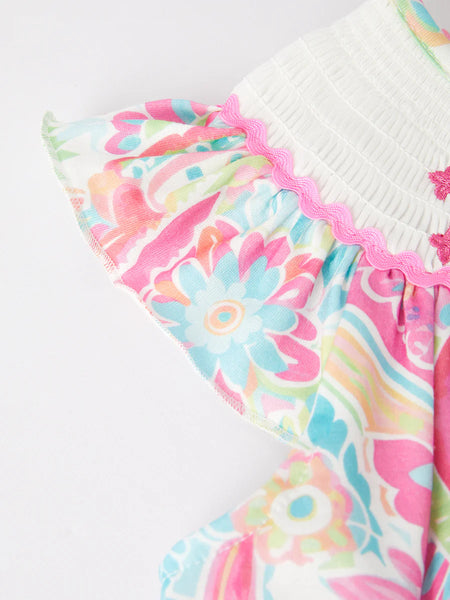 Cross Smocked Dress