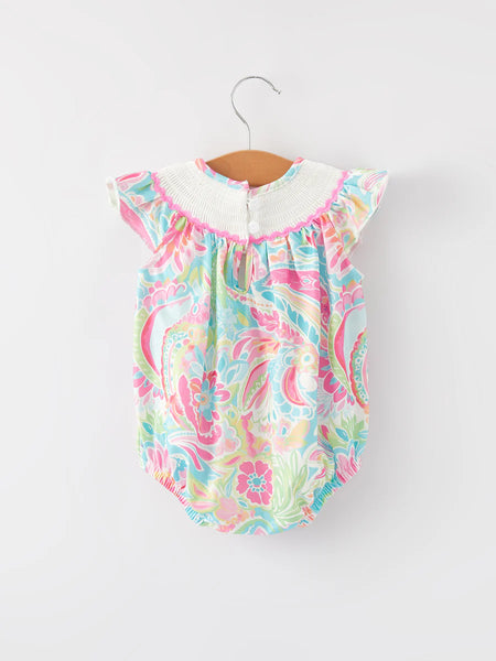 Cross Smocked Romper