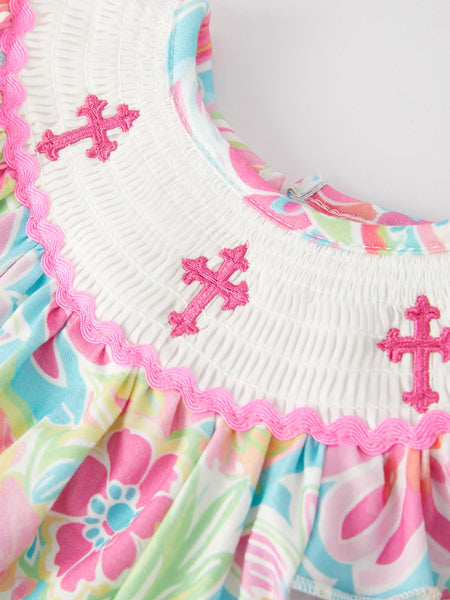 Cross Smocked Romper