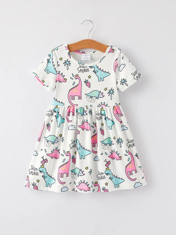 Dinosaur Girls Dress
