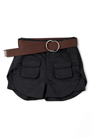 Black Cargo Shorts