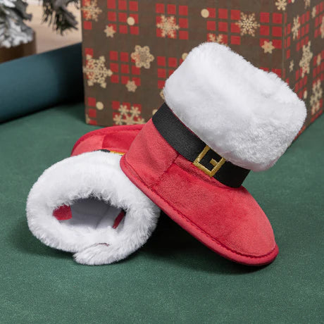 Santa Sherpa Booties