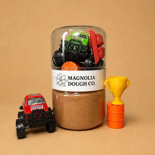 Monster Truck Sensory Play Dough Jar