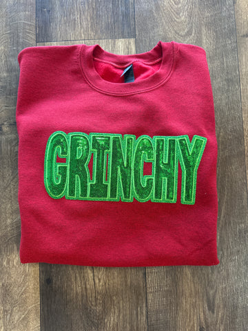 Grinchy Sequin Sweatshirt