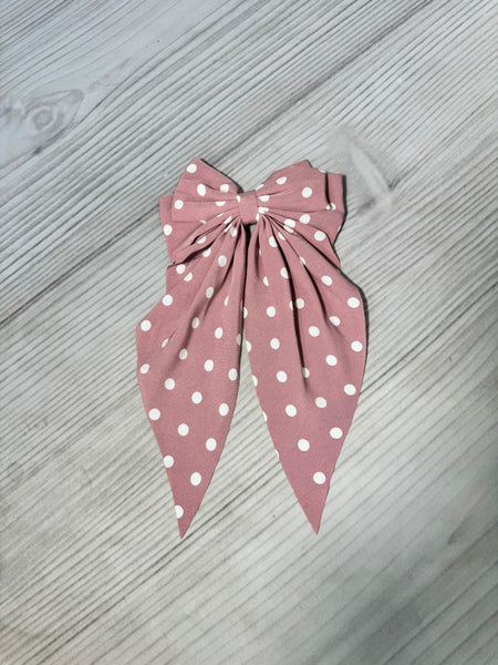 Polka Dot Coquette Hair Bows