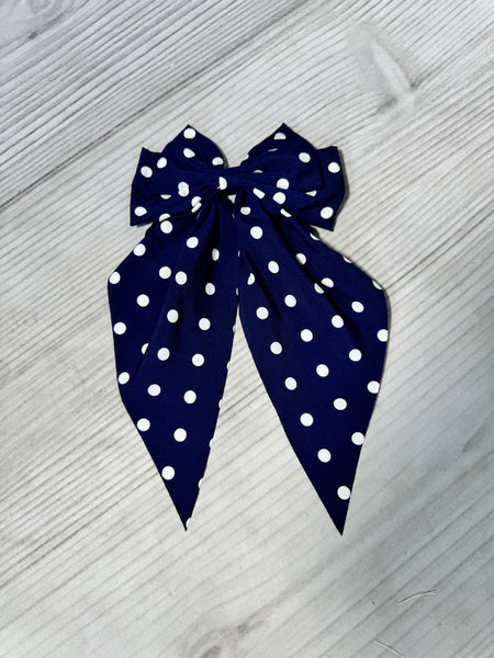 Polka Dot Coquette Hair Bows