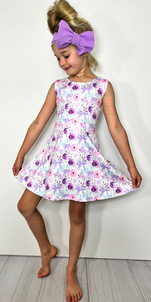 Rosette Coquette Athletic Dress