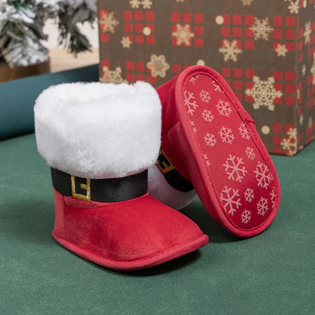 Santa Sherpa Booties