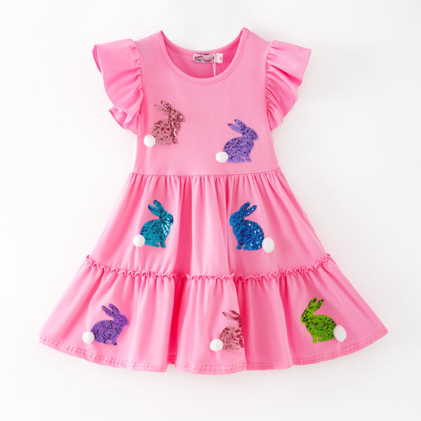 Bunny Tail Sequin Dress
