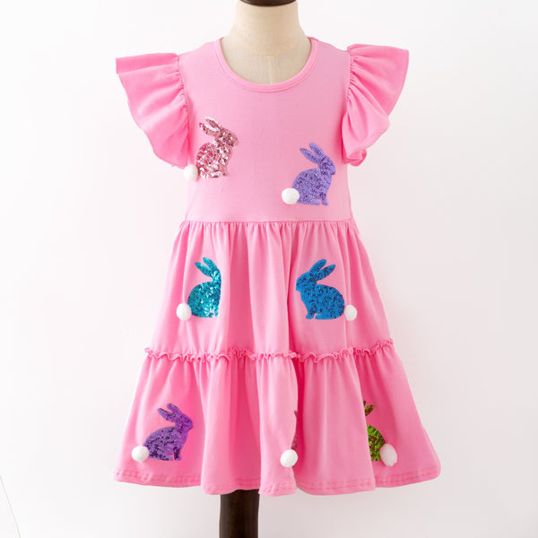 Bunny Tail Sequin Dress