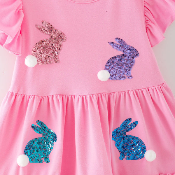 Bunny Tail Sequin Dress