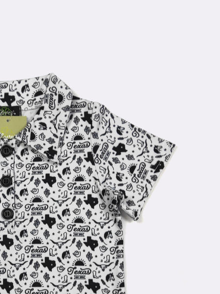 Texas Monochrome Collar Shirt
