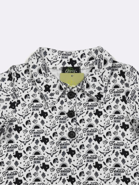Texas Monochrome Collar Shirt