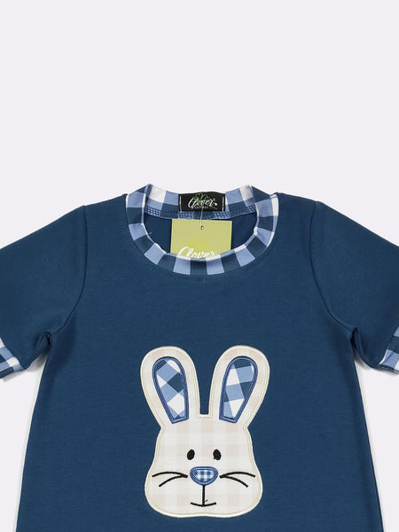 Gingham Bunny Romper