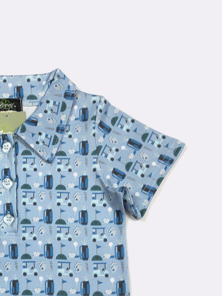 Golf Carting Collar Shirt