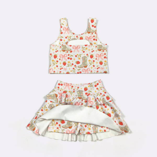 Boots & Berries Skort Set