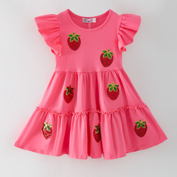 Strawberry Sequin Dress