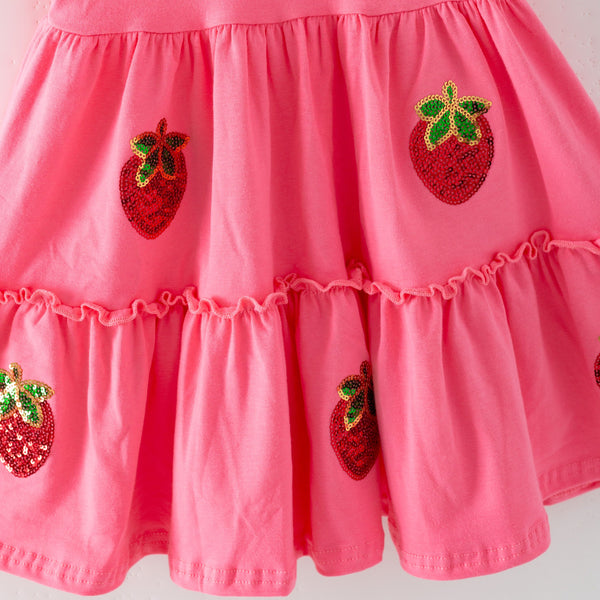Strawberry Sequin Dress