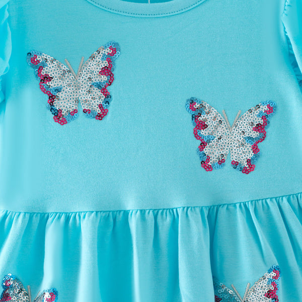 Butterfly Sequin Dress