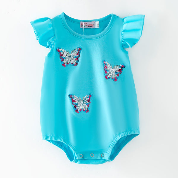 Butterfly Sequin Romper