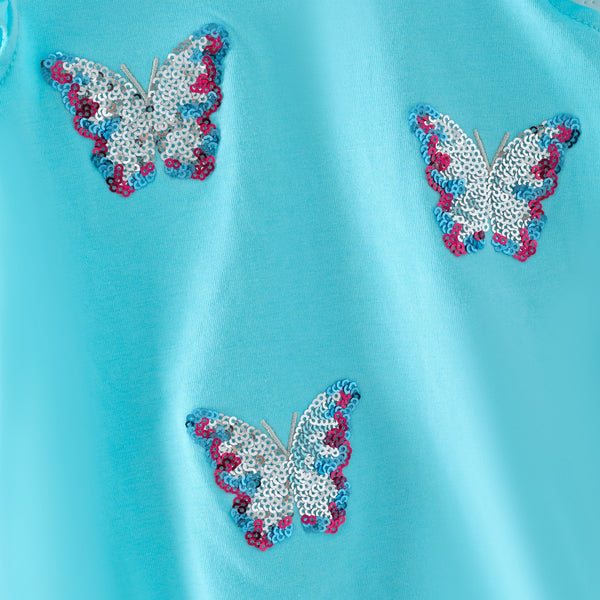 Butterfly Sequin Romper