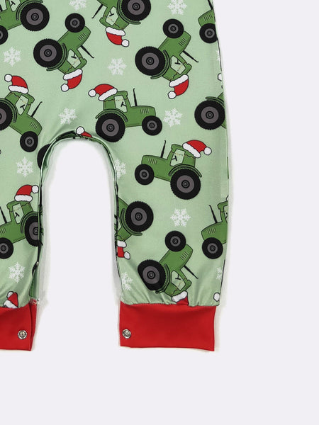 Santa Tractor Romper