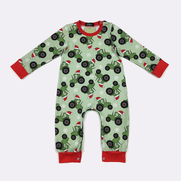 Santa Tractor Romper
