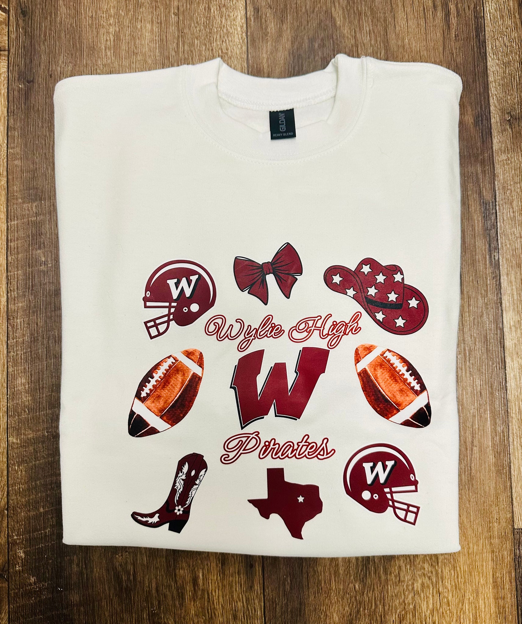 WH Pirates Football Sweater (Girls)