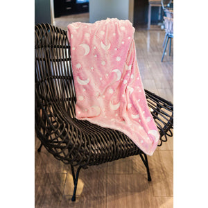 Glow in the Dark Plush Flannel Blanket