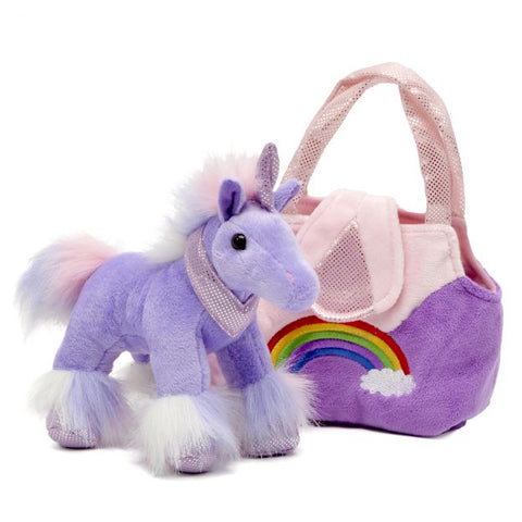Karimee Rainbow Purple Unicorn Bag