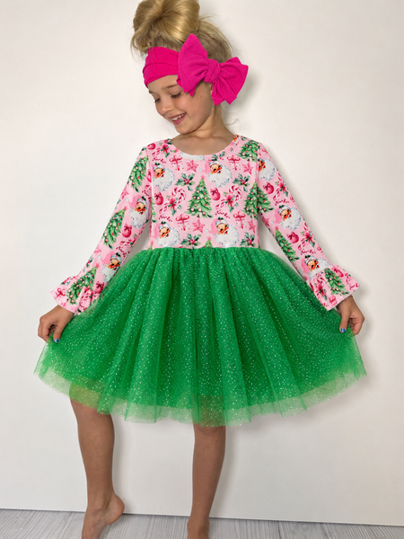Christms Green Tutu Dress