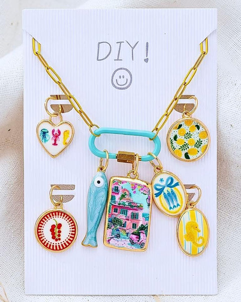 DIY Interchangeable Charm Necklace
