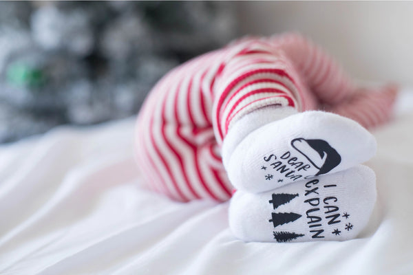 Dear Santa I Can Explain Socks