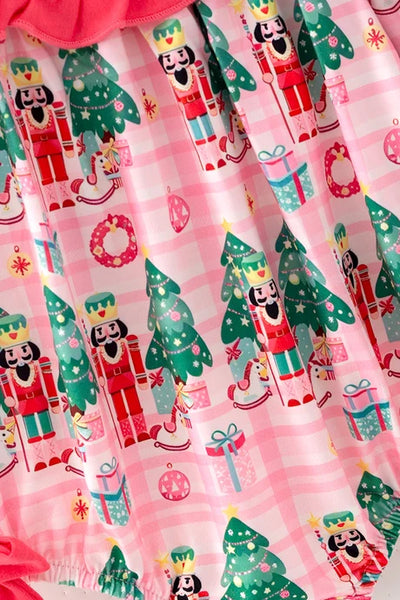 Nutcracker Plaid Romper
