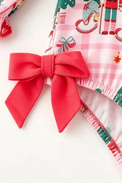 Nutcracker Plaid Romper