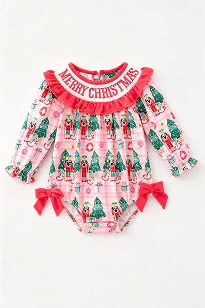 Nutcracker Plaid Romper