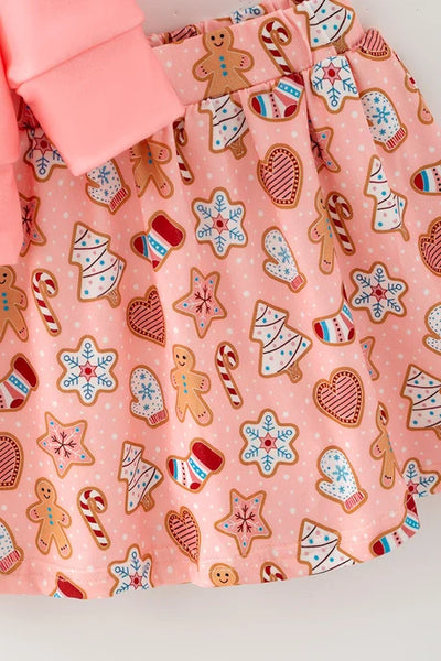 Ginger Cookie Skort Set