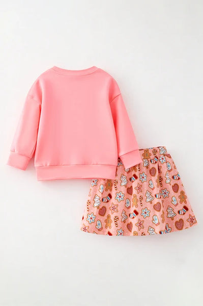 Ginger Cookie Skort Set