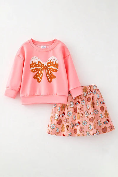 Ginger Cookie Skort Set