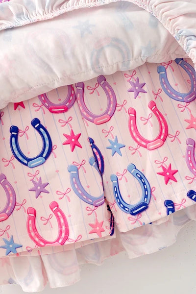 Horseshoes Stars & Bows Skort Set