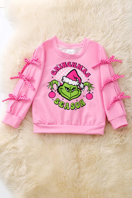 Grinchmas Season Bow Top
