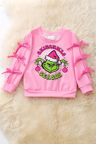 Grinchmas Season Bow Top