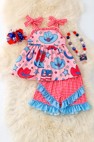 Western Cowgirl Short Set
