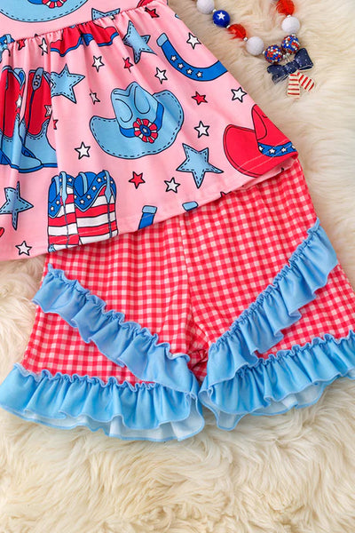 Western Cowgirl Short Set