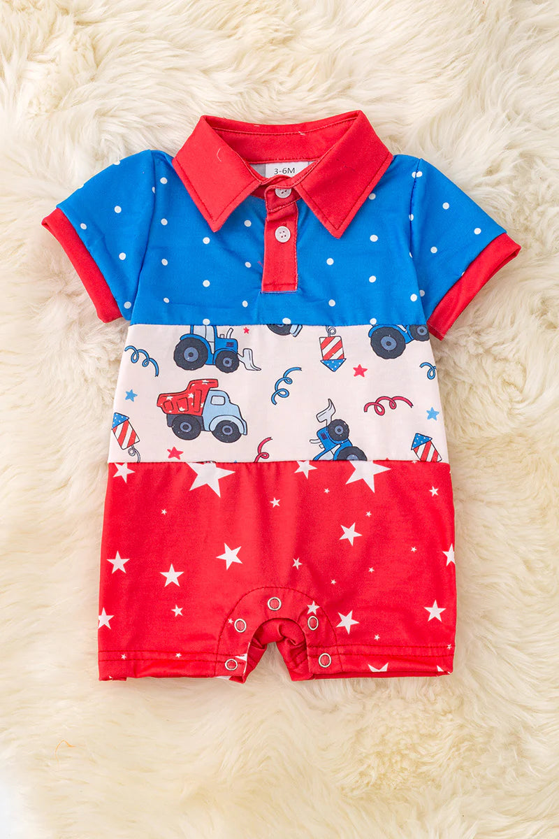 Stars and Dots Romper